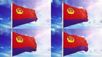 新警旗背景 新警旗背景_光廠(VJ師網)